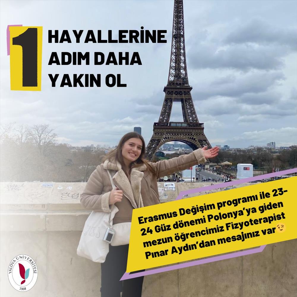 Erasmusa Giden Öğrencimizden Mesaj Var!