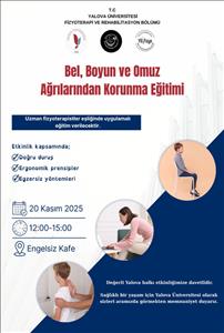 Bel, Boyun ve Omuz Ağrılarından Korunma Eğitimi