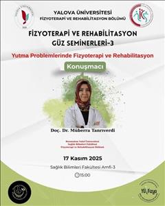 Fizyoterapi ve Rehabilitasyon Güz Seminerleri-3